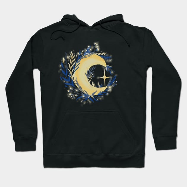 Magic moon Hoodie by Yasya